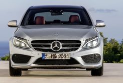 front view of silver 2015 Mercedes-Benz C-Class